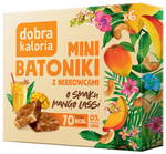 Mini-Riegel aus Cashews mit Mango-Lassi-Geschmack ohne Zuckerzusatz (6 x 17 g) 102 g – Dobra Kaloria