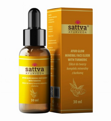 Mineralkomplex-Gesichtselixier-Serum mit Kurkuma 30 ml - Sattva (ayurveda)