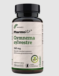 Gurmar-Extrakt (Gymnema sylvestre) 360 mg glutenfreies Nahrungsergänzungsmittel (90 Kapseln - PHARMOVIT (CLASSIC)