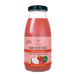 Smoothie Erdbeere, Orange, Drachenfrucht und Acai 250 ml – Foods by Ann