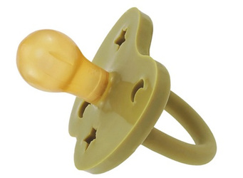 Gummischnuller rund Krone 3-36 Monate – Hevea