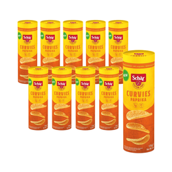 SET 10 x Curvies glutenfreie Paprika-Chips 170 g