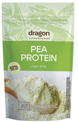 Erbsenprotein 82% Protein ohne Zuckerzusatz glutenfrei Bio 200 g – Dragon Superfoods