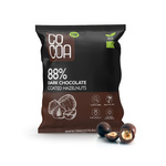 Haselnüsse in 88% Zartbitterschokolade Bio 70 g – Cocoa
