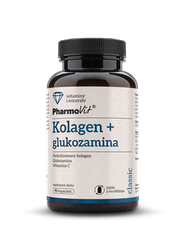 Kollagen + Glucosamin glutenfreies Nahrungsergänzungsmittel 90 Kapseln - Pharmovit
