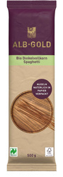 Nudeln (Dinkelvollkorn) Spaghetti BIO 500 g - Alb-Gold