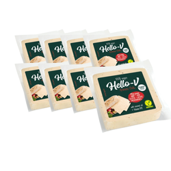 SET 8 x Pflanzliche Käsealternative mit Chili - 200 g Würfel