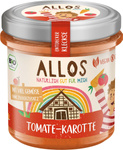 Glutenfreie Gemüsepaste mit Tomaten und Karotten bio 140 g - Allos