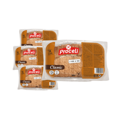 SET 4 x Glutenfreies Sandwich-Brot 280 g - Proceli