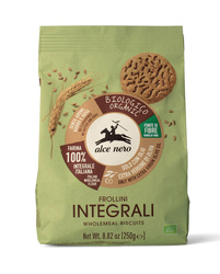 Vollkornkekse mit nativem Olivenöl extra (6,7%) bio 250 g - ALCE NERO