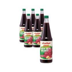 Eingelegte Rote Bete Saft mit Ingwer Saft Bio Demeter 700 ml Voelkel