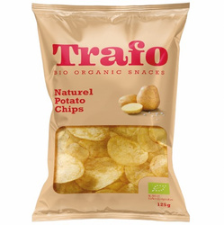 Natürliche gesalzene Chips bio 125 g - TRAFO