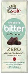 Bitterschokolade 72% Kakao ohne Zuckerzusatz mit Stevia 25 g