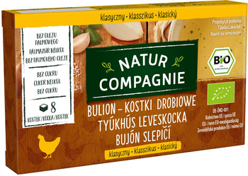 Bouillon - Geflügelwürfel ohne Zuckerzusatz bio (8 x 11 g) 88 g - Natur Compagnie