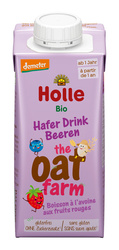 Bio Haferdrink Erdbeere-Heidelbeere-Banane ohne Zuckerzusatz glutenfrei 200 ml – Holle