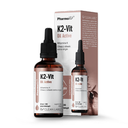 Vitamin K2 Tropfen (75 mcg) glutenfreies Nahrungsergänzungsmittel 30 ml - Pharmovit