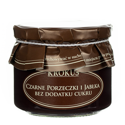 Schwarze Johannisbeeren und Äpfel ohne Zuckerzusatz 310 g - Krokus