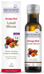 Leinölmischung (Sanddorn, Mango, Acerola, Erdbeere) bio 100 ml - BIO PLANETE