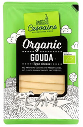 Laktosefreier Gouda-Käse BIO in Scheiben geschnitten 125 g