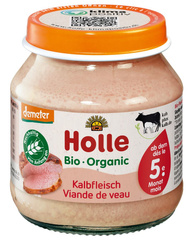 Kalbfleisch ohne Zuckerzusatz glutenfrei ab 5 Monaten Demeter bio 125 g - Holle