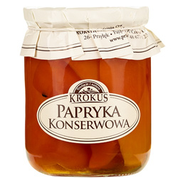 Glutenfreie Paprikakonserven 480 g (230 g) - Krokus