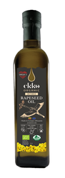 Kaltgepresstes Rapsöl zum Kochen und Braten BIO 500 ml - Ekko