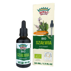 Salbeiextrakt in Tropfen Bio Nahrungsergänzungsmittel 50 ml - ROYAL BRAND