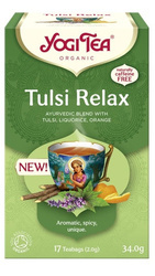 Ayurvedischer Tulsi Entspannungstee BIO (17 x 2 g) 34 g - Yogi Tee