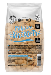 Glutenfreies Mini-Biskuitgebäck ohne Zuckerzusatz 85 g - Glutenex