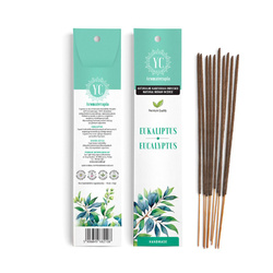 Indische Räucherstäbchen Eukalyptus (10 Stück) 16 g – Your Candle