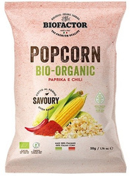 Glutenfreies Paprika-Chili-Popcorn BIO 50 g - Biofactor