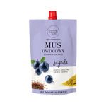 Heidelbeer-Fruchtmus mit Hirseflocken und Leinsamen 100 g – Foods By Ann