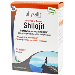 Shilajit Nahrungsergänzungsmittel 30 Tabletten - Physalis