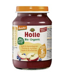 Apfel-Heidelbeere glutenfrei ab dem 5. Monat Demeter Bio 190 g Glas – Holle