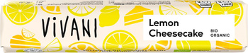 Vollmilchschokoladentafel mit Zitronen-Käsekuchenfüllung bio 40 g - Vivani