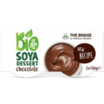 Glutenfreies Soja-Dessert mit Schokoladengeschmack bio (2 x 130 g) 260 g - The Bridge