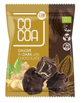 Kandierter Ingwer in dunkler Schokolade 65% bio 70 g - Kakao
