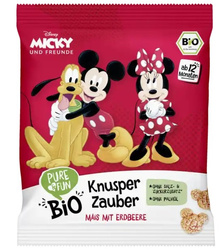 Erdbeer-Mais-Chips BIO 30 g Mickey Mouse