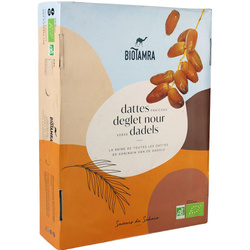 Deglet nour Datteln frisch mit Stein (auf Zweigen) bio 5 kg - Biotamra