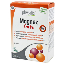 Magnesium forte Nahrungsergänzungsmittel 60 Tabletten - Physalis