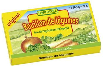 Bouillon - gelbe Gemüsewürfel BIO (8 x 10,5 g) 84 g