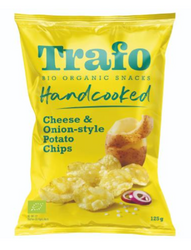 Chips mit Käse- und Zwiebelgeschmack vegan bio 125 g - TRAFO