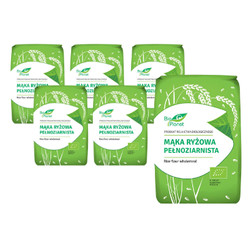 KIT 6 x Vollkornreismehl BIO 1 kg