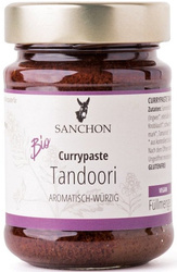 Tandoori Currypaste Bio 190 g – Sanchon