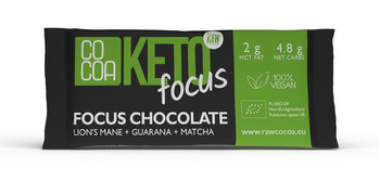 Keto focus Schokolade BIO 40 g - Kakao