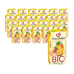 SET 24 x Multifruchtgetränk mit Karottensaft sunrise BIO 200 ml