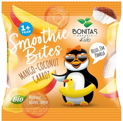 Gefriergetrockneter Mango-Kokos-Karotten-Snack BIO 10 g
