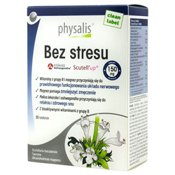 Stress-Reduktions-Tabletten 30 Stk. – Physalis – Nahrungsergänzungsmittel
