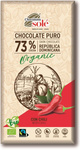 Bitterschokolade 73% Kakao mit Chili BIO 100 g