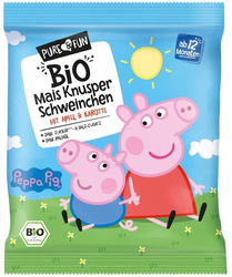 Apfel-Karotten-Mais-Chips BIO 30 g Peppa Pig